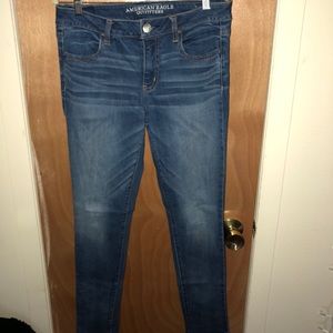 Medium wash jeggings